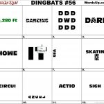 Dingbat & Whatzit Rebus Puzzles #dingbats #whatzits #rebus #puzzle   Printable Dingbat Puzzles With Answers