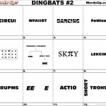 Dingbat & Whatzit Rebus Puzzles #dingbats #whatzits #rebus #puzzle   Printable Rebus Puzzle Worksheets