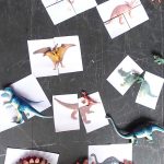 Dinosaur Matching Puzzle (Free Printable)   Printable Matching Puzzle