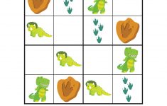 Printable Dinosaur Puzzle