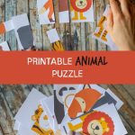 Diy Kids Animal Puzzle Printable   Children Reception Activity   Fun   Printable Animal Puzzle