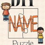 Diy Name Puzzle Template | Preschool | Name Puzzle, Preschool   Printable Name Puzzles For Preschoolers