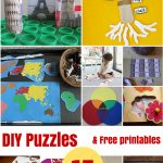 Diy Puzzles And Free Printables   Montessori Nature   Unique Printable Puzzles