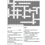 Doctor Who Crossword Puzzle | Doctor Who | Doctor Who, Dr Who   Printable Epiphany Crossword Puzzle