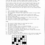 Dog's Mead, An Old English Puzzle | Thezoo   Printable Crossword Puzzles About Dogs
