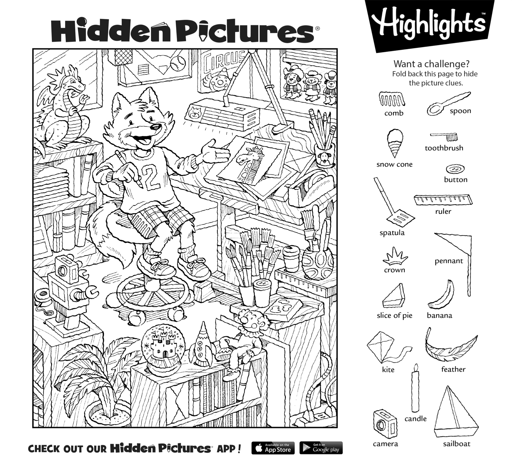 Download This Free Printable Hidden Pictures Puzzle To Share With - Free Printable Puzzles For 8 Year Olds