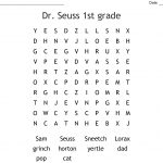 Dr. Seuss 1St Grade Word Search   Wordmint   Dr Seuss Crossword Puzzle Printable