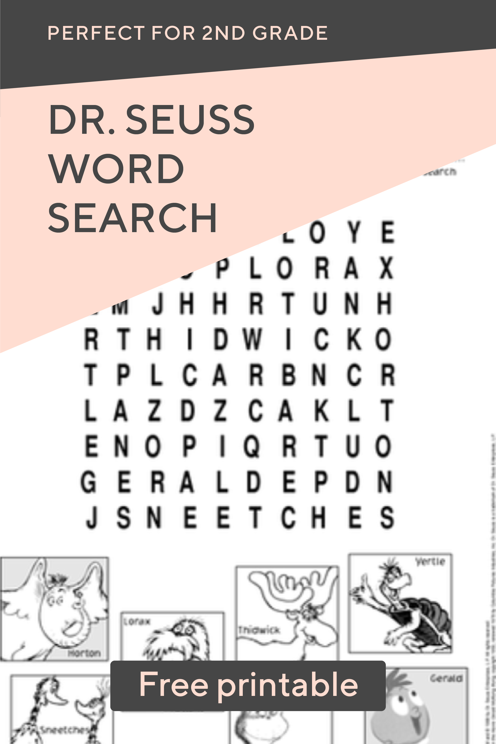 Dr Seuss Crossword Puzzle Printable Printable Crossword Puzzles