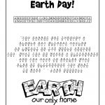 Earth Day Cryptogram Puzzle Solution | Class Decorations | Earth Day   Printable Cryptogram Puzzles With Answers