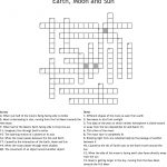 Earth, Moon And Sun Crossword   Wordmint   Printable Sun Crossword