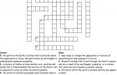 Printable Science Crossword Puzzles