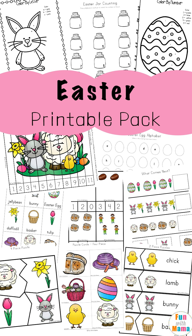 Easter Activities For Toddlers And Preschool Printables - Fun With Mama - Printable Puzzle For Toddlers