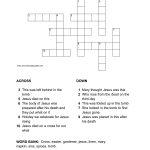 Easter Crossword Puzzle   Printable Crossword Easter