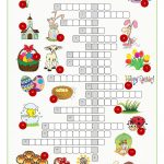 Easter Crossword Puzzle Worksheet   Free Esl Printable Worksheets   Printable Easter Puzzles For Adults