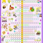 Easter:crossword Puzzle. Esl Worksheet Of The Day   Easter Crossword Puzzle Printable Worksheets