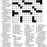 Easy Celebrity Crossword Puzzles Printable   Free Printable Celebrity Crossword Puzzles