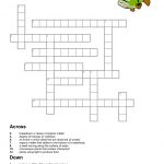 Easy Crossword Puzzles For Kids | Kiddo Shelter   Wildlife Crossword Puzzle Printable