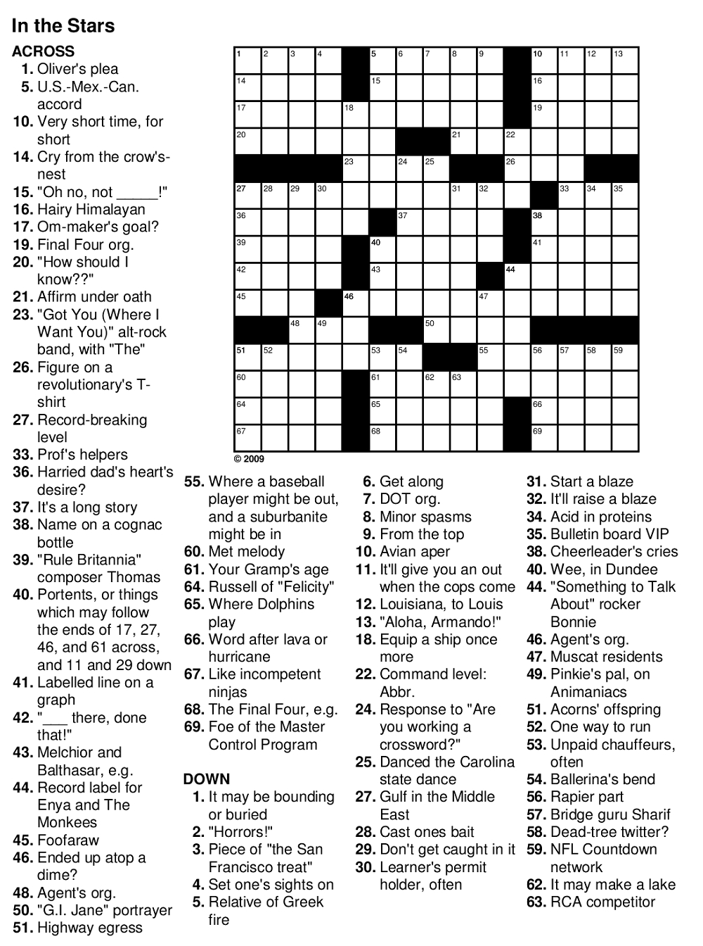 Easy Crossword Puzzles For Senior Activity | Kiddo Shelter - Printable Crossword For Seniors