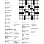 Easy Crossword Puzzles For Senior Activity | Kiddo Shelter   Simple Crossword Puzzles Printable Free