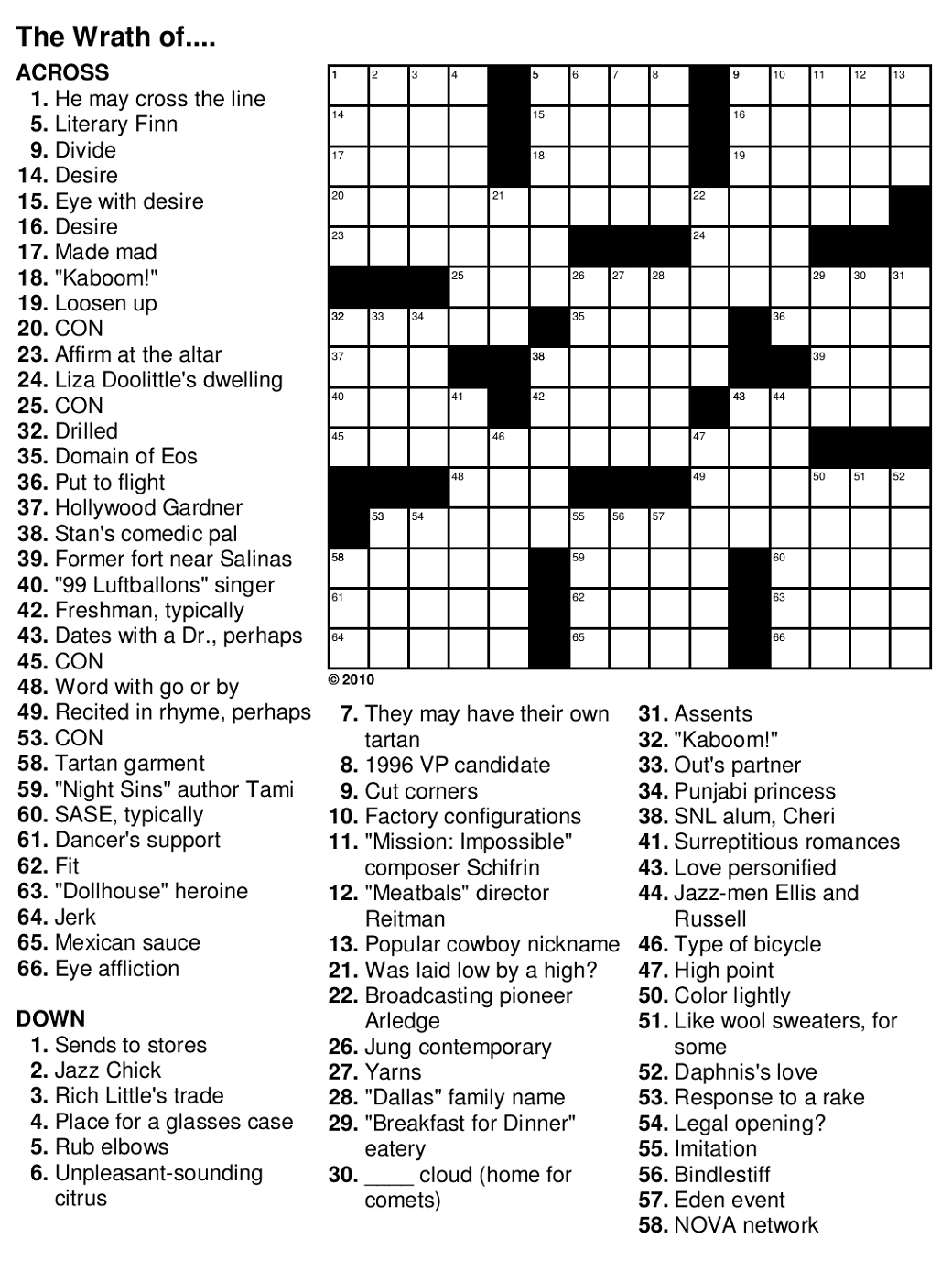 Easy Crossword Puzzles For Seniors | Activity Shelter - Printable Crossword Puzzles Categories