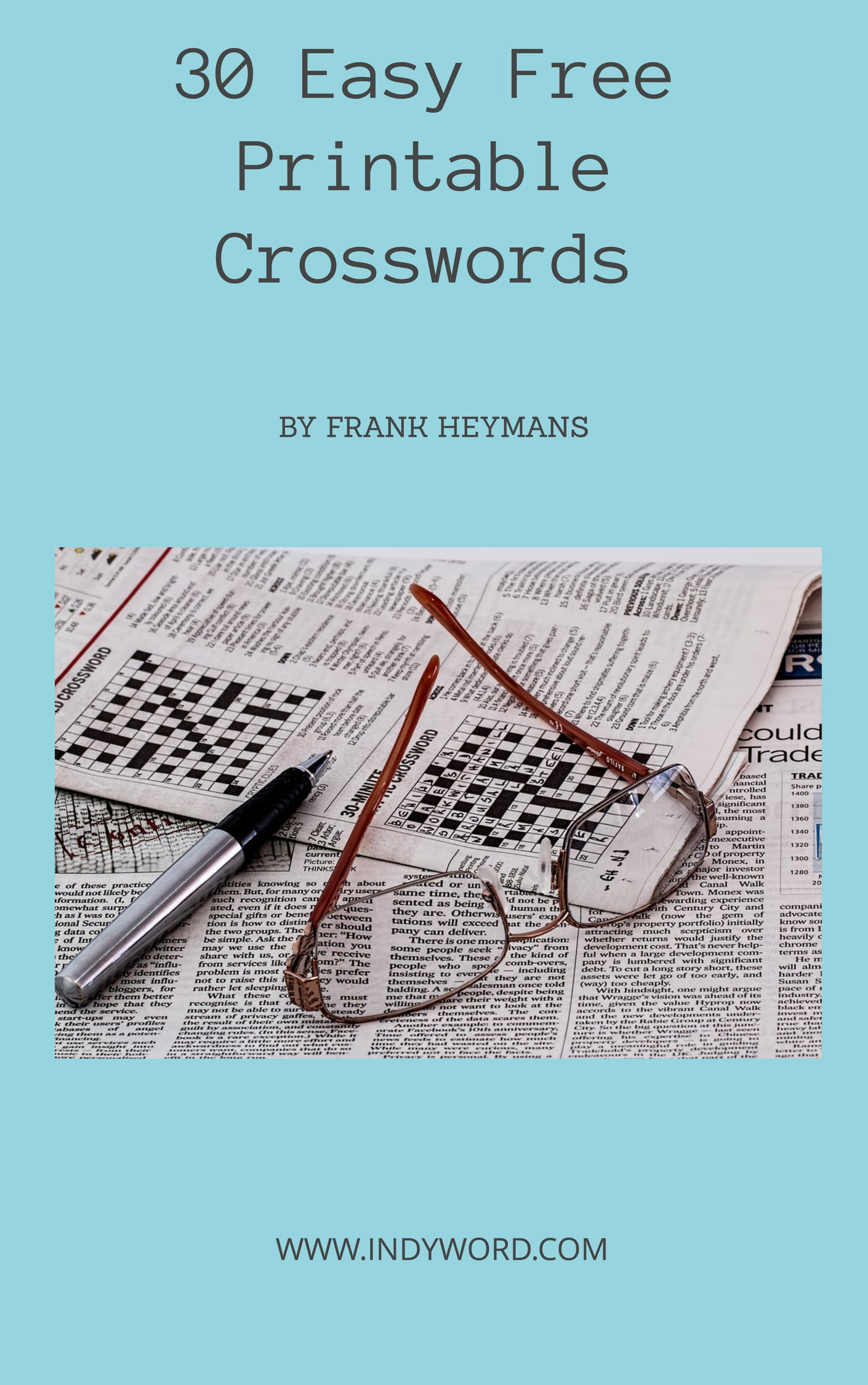 Easy Crossword Puzzles Printable - Printable Crossword Book