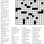 Easy Printable Crossword Puzzels   Infocap Ltd.   Easy Crossword Puzzles With Answers Printable