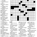 Easy Printable Crossword Puzzles | Educating The Doolittle | Free   High School English Crossword Puzzles Printable