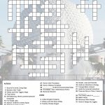 Epcot Crossword Puzzle | Just Because You Have A Fast Passdoesn't   Crossword Puzzle Printable Disney