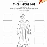 Facts About Paul Printable Bible Worksheet | Adventure Zone | Bible   Printable Bible Crossword Puzzle The Apostle Paul Answers