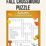 Fall Crossword Puzzle | Printables | Word Puzzles, Crossword, Puzzle   Reading Printable Puzzle