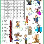 Feelings Emotions Esl Printable Word Search Puzzle Worksheets For   Printable Feelings Puzzle