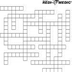 First Aid Crossword Puzzle   Printable Crossword Puzzle First Aid