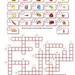 Food Crossword Worksheet   Free Esl Printable Worksheets Made   Printable Crosswords For Learning English