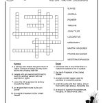 Free Crosswords Puzzle – History 1840 41 (A) – Surviving The Oregon   Crossword Puzzles Printable 6Th Grade