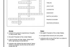Printable History Crossword Puzzles