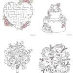 Free Download Printable Wedding Colouring Sheets For Kids | Going To   Printable Wedding Puzzles