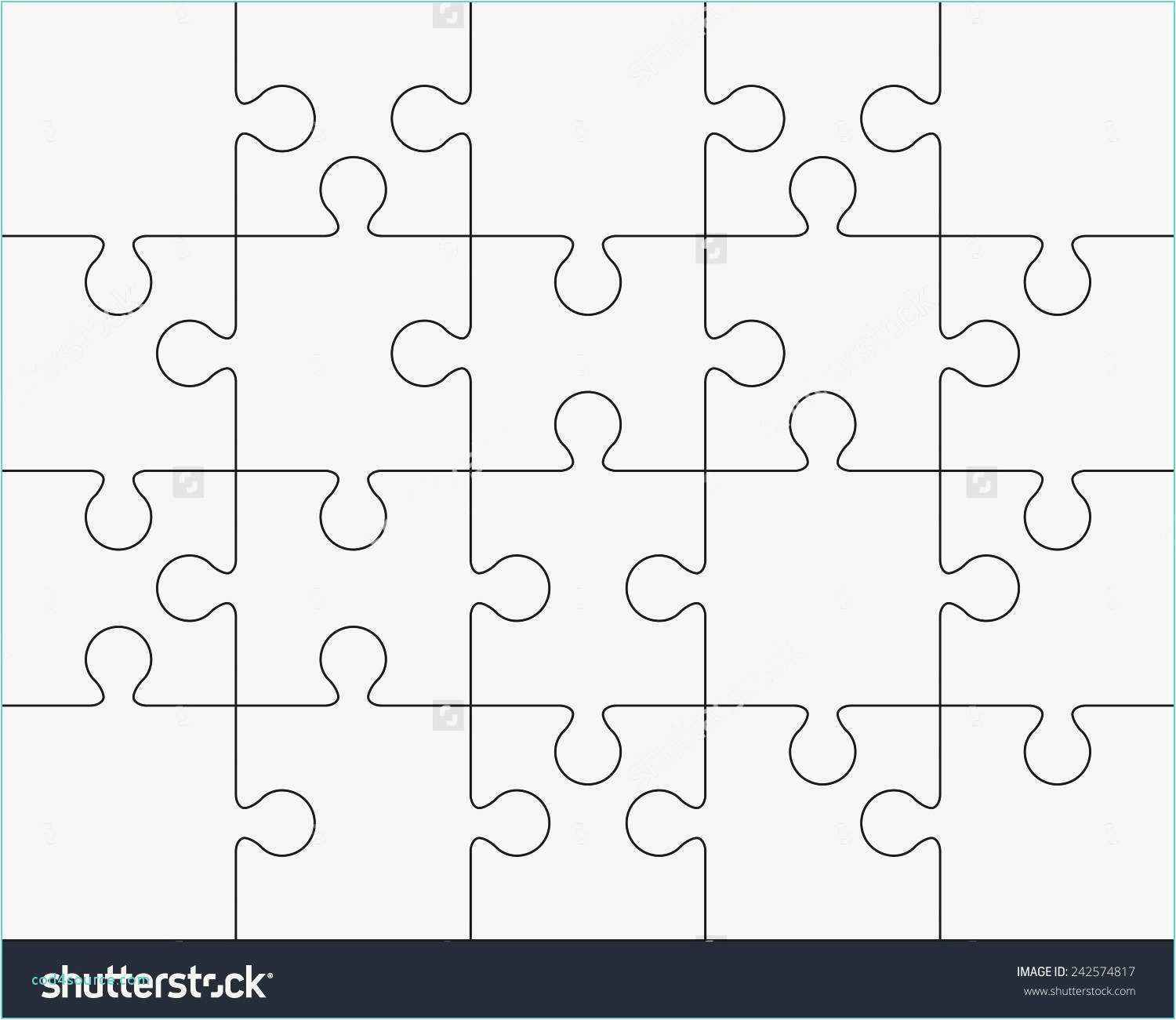 Free Download Puzzle Pieces Template Format 650*352 - Free Awesome - Printable Jigsaw Puzzle Maker Software