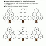 Free Math Puzzles   Addition And Subtraction   Grade 3 Math Printable Puzzles