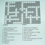 Free Online Crossword Puzzle Maker   Make A Printable Crossword Puzzle Free