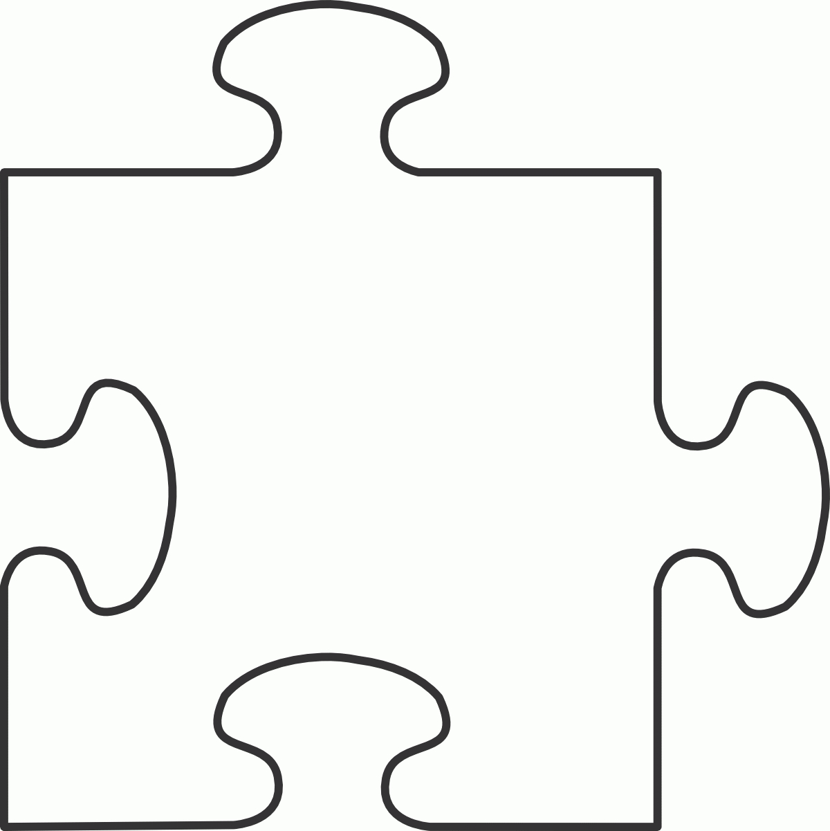 Free Piece Puzzle, Download Free Clip Art, Free Clip Art On Clipart - Printable Autism Puzzle Piece