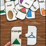Free Printable 2D Shape Puzzles   Simply Kinder   Printable Matching Puzzle