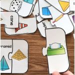 Free Printable 3D Shape Puzzles | Occupational Therapy | 3D Shapes   Free Printable 3D Puzzles