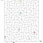 Free Printable Activity: Spring Maze For Kids | Projects To Try   Printable Puzzle Games For Kindergarten