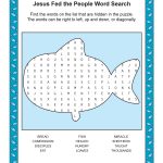 Free, Printable Bible Word Search Activities On Sunday School Zone   Printable Jesus Puzzle