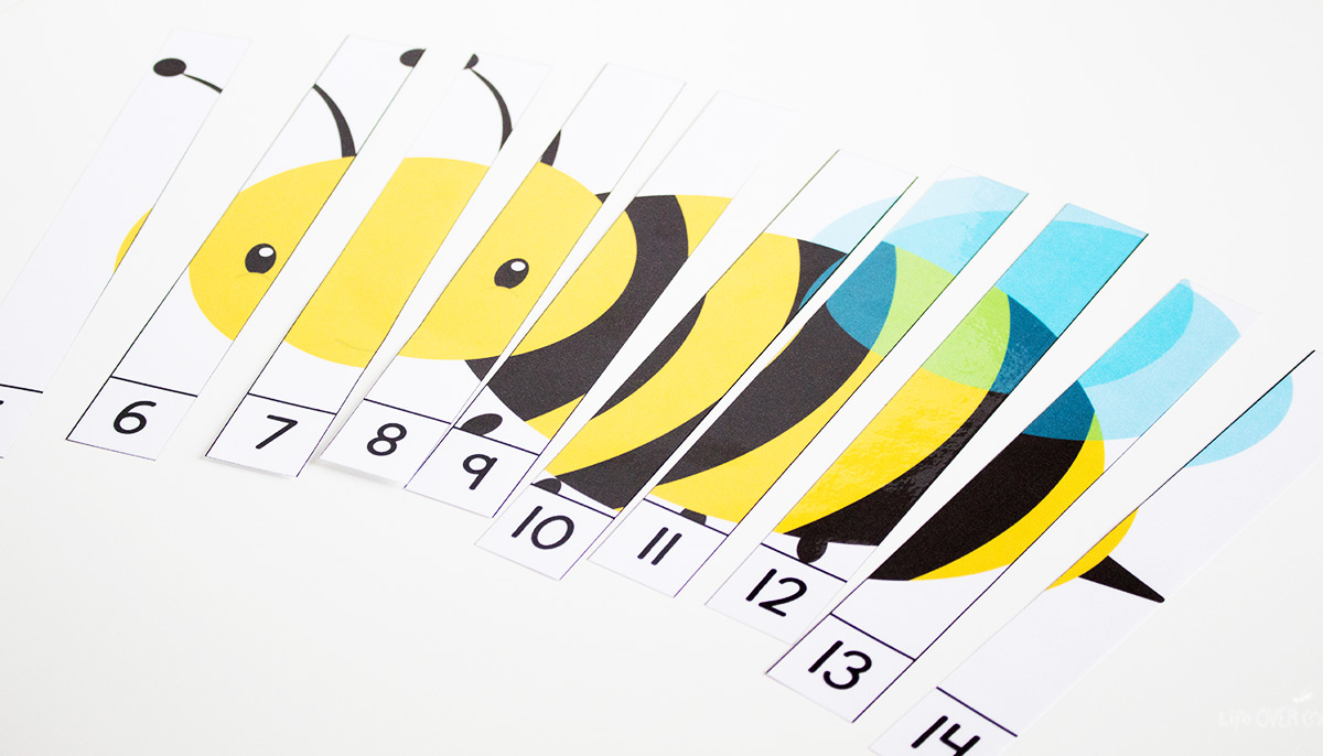 Free Printable Bug Counting Puzzles - Life Over Cs - Printable Bug Puzzles