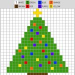 Free Printable Christmas Pixel Puzzles Activity For Kids | Coding   Printable Pixel Puzzles