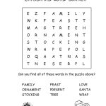 Free Printable Christmas Word Search! | Letters From Santa Christmas   Free Printable Puzzle Games