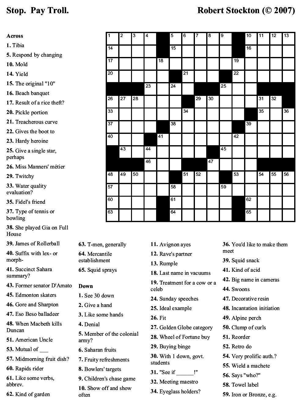 Free Printable Crossword Puzzles Easy Difficulty Crosswords - Free - Printable Gardening Crossword Puzzle