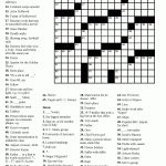 Free Printable Crossword Puzzles Easy For Adults | My Board | Free   Free Printable Crossword Maker Uk