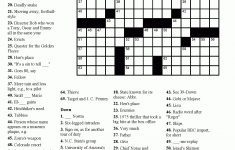 Free Printable Crossword Puzzles Easy For Adults | My Board – Free – Printable Picture Puzzles Free